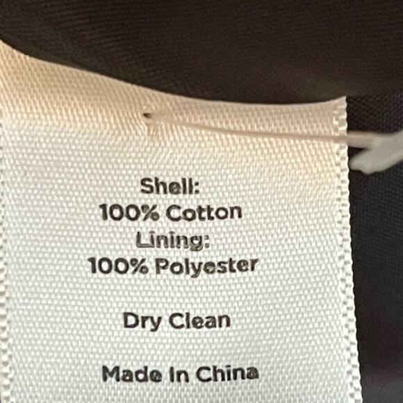 Talbots Black W Red Floral Pure Cotton Velvet Party Event Jacket NWOT Size 10 - Picture 9 of 12